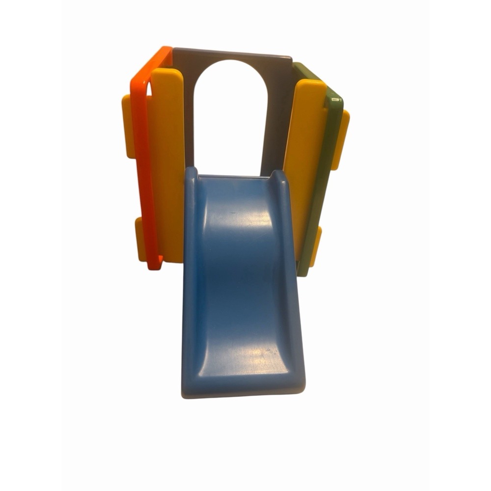 DOLLHOUSE SIZE Vintage Little Tikes Jungle Gym Slide Play Cube - Picture 3 of 5
